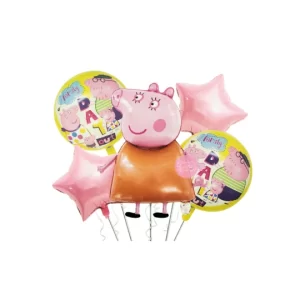 bouquet de globos peppa pig